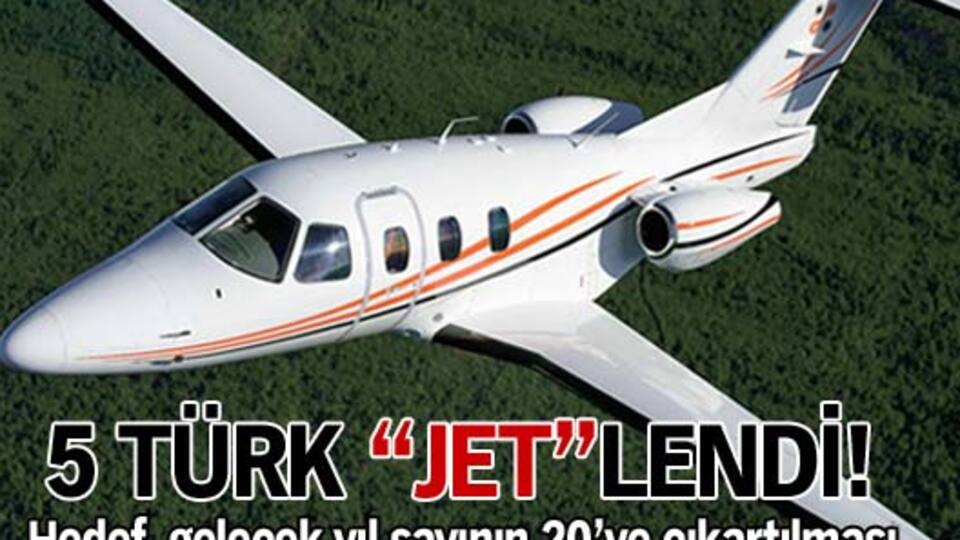 5 Türk jet "Jet"lendi