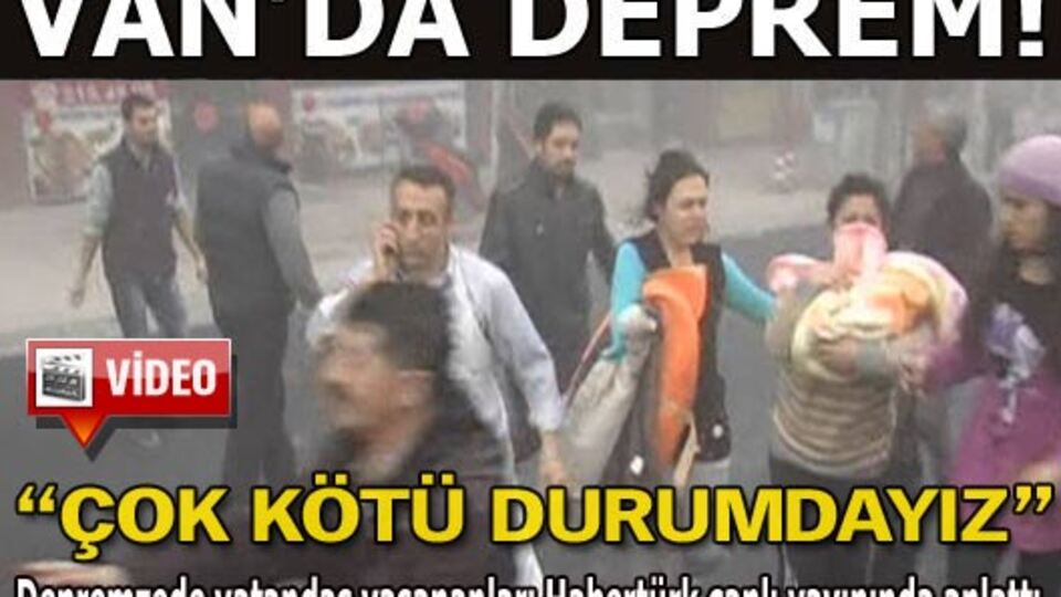 "Çok kötü durumdayız"