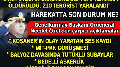 "Sınır ötesi operasyonlarda 270 terörist öldürüldü"
