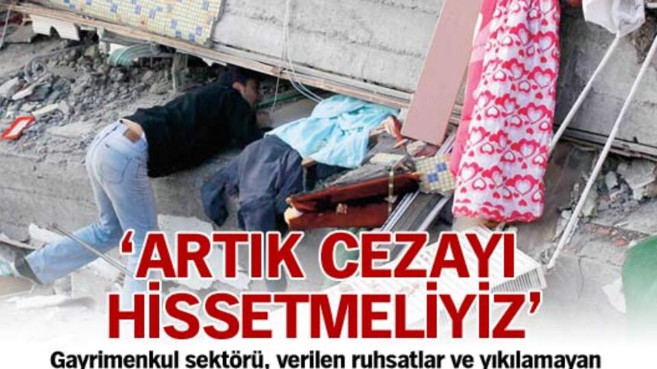 'Artık cezayı hissetmeliyiz'