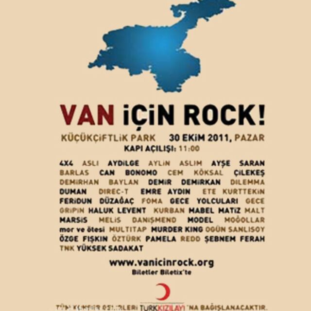 Van için rock konseri