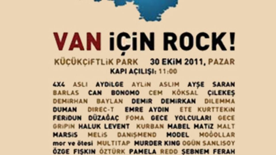Van için rock konseri