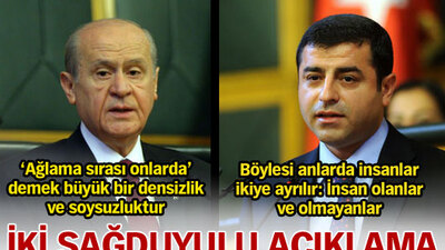 İki sağduyulu açıklama