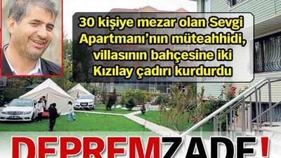 Bir yanda depremzede diğer yanda 'depremzade'!