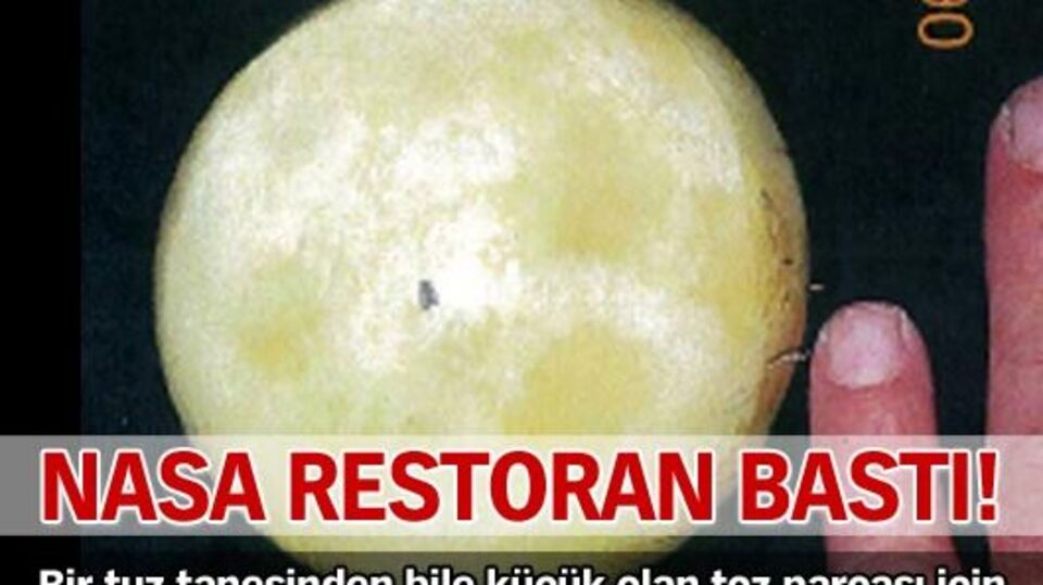 NASA restoran bastı