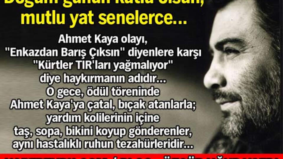 Doğum günün kutlu olsun, mutlu yat senelerce...