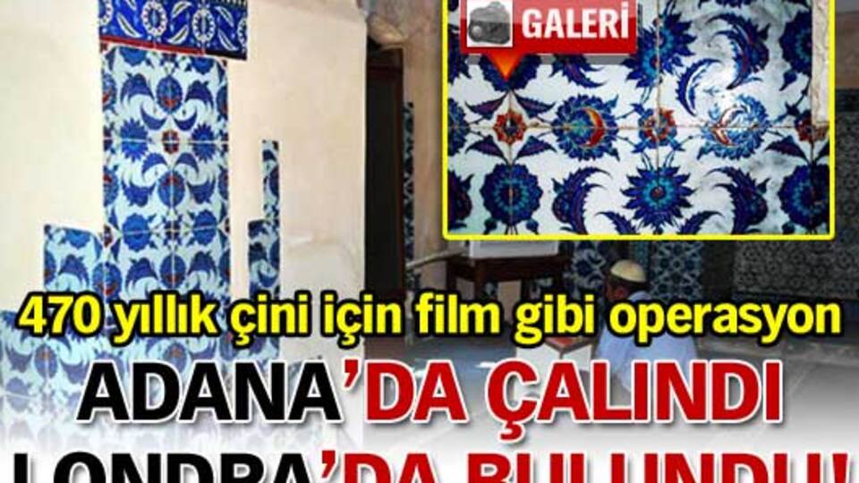 470 yıllık çini için film gibi operasyon GALERİ