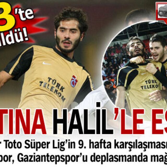 Fırtına Halil'le esti!