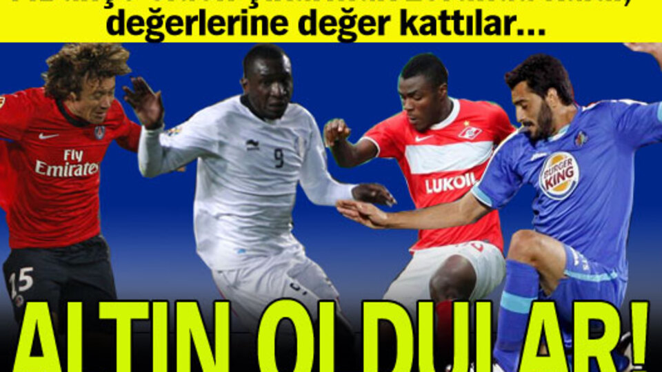 Gidenler altın oldu!
