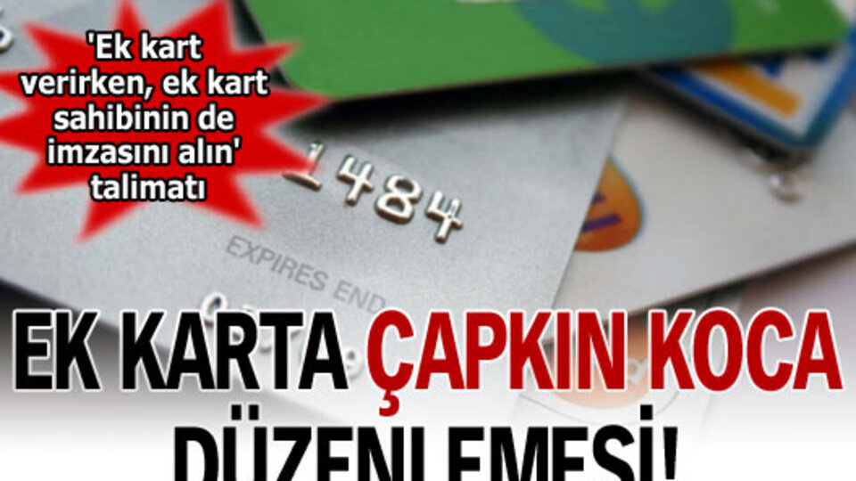 Ek karta 'çapkın koca' düzenlemesi