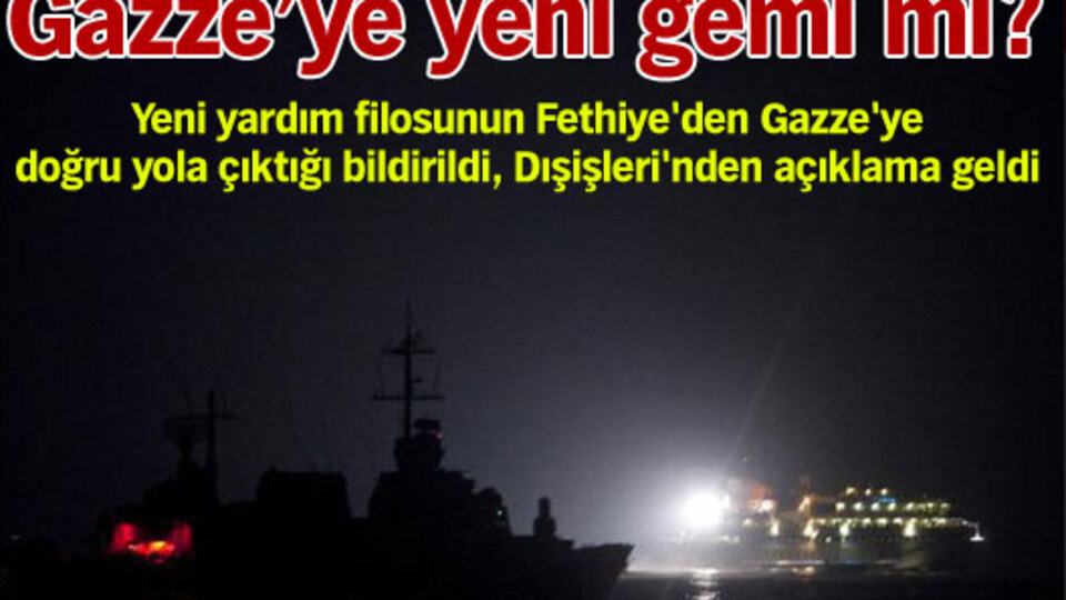 Gazze'ye yeni filo