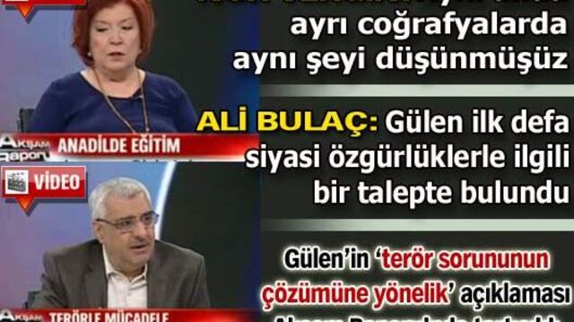 "Gülen'in demeci çok önemli"