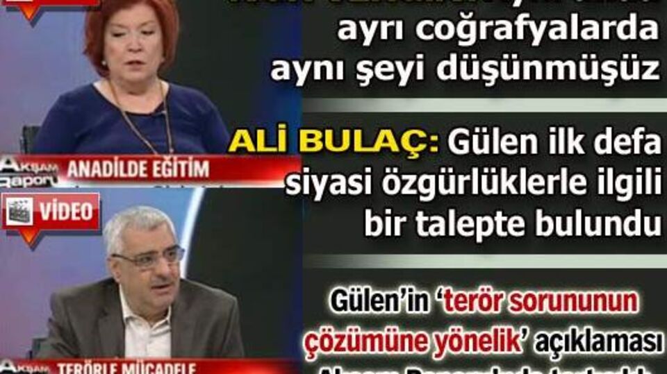 "Gülen'in demeci çok önemli"