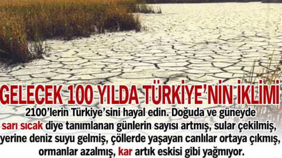 Gelecek 100 yılda Türkiye'nin iklimi!