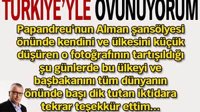 Türkiye'yle övünüyorum