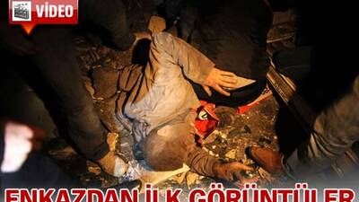 Enkazdan ilk görüntüler! VİDEO GALERİ