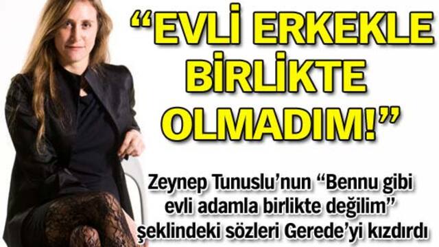 'Evli erkekle birlikte olmadım'