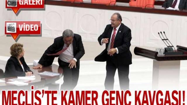 Kamer Genç'in konuşması TBMM'de kavga çıkardı