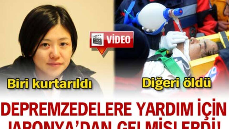 Depremzedelere yardım için Japonya'dan gelmişlerdi!