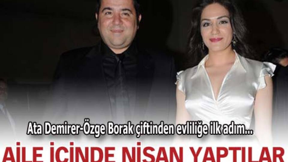 Nişanlandılar