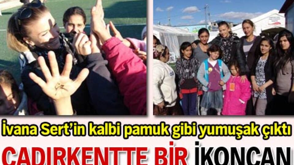 Çadırkentte bir ikoncan