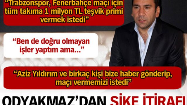 Şike itirafı iddiası!