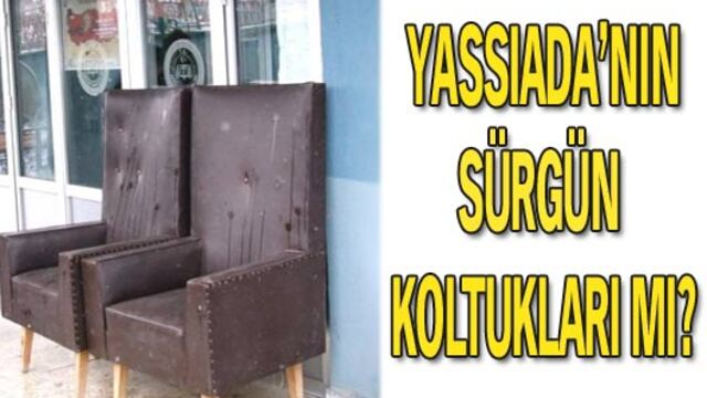 Yassıada'nın sürgün koltukları mı?