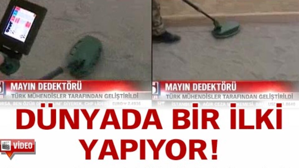Yerli dedektörün dünyada benzeri yok! VİDEO