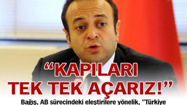 "Kapıları tek tek açarız!"