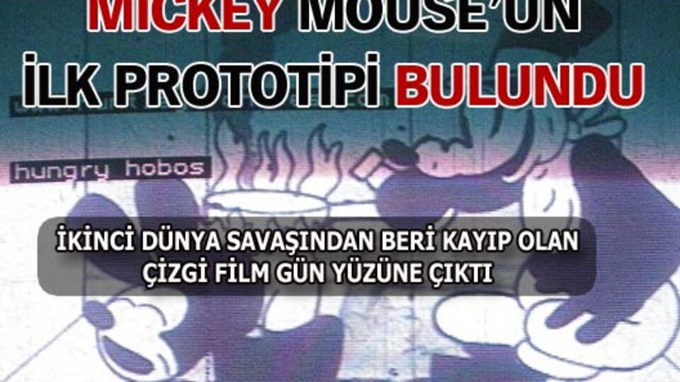 Mickey Mouse'un prototipinin yer aldığı son çizgi film ortaya çıktı