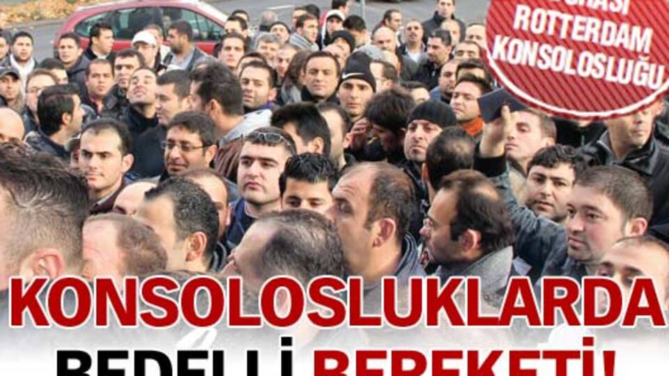 Konsolosluklarda bedelli bereketi