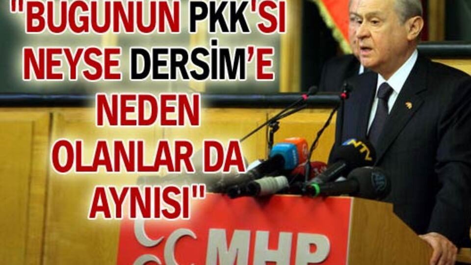 Bahçeli'den Dersim'le ilgili tartışma yaratacak sözler!
