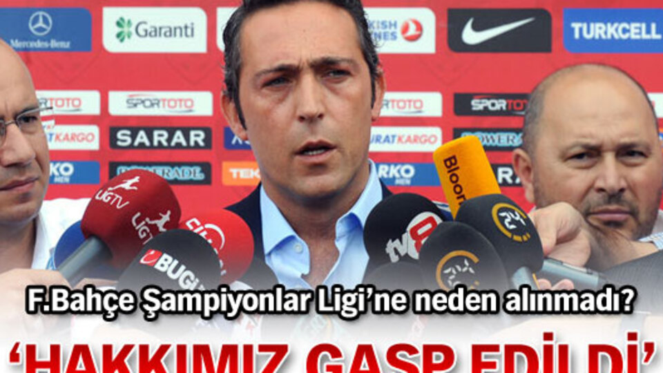 "İki kişi F.Bahçe'nin geleceği ile oynadı"