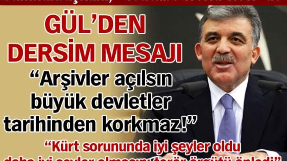 "Arşivler açılsın, büyük devletler tarihinden korkmaz"