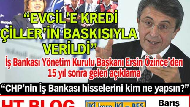 "Evcil'e krediyi Çiller verdirtti"