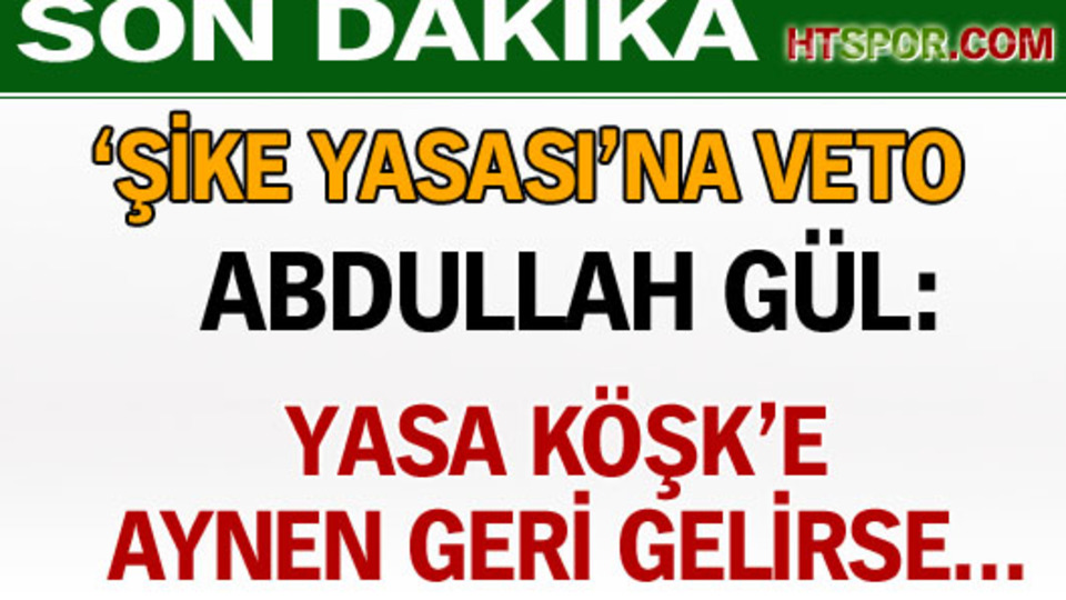"Yasa Köşk'e aynen geri gelirse..."
