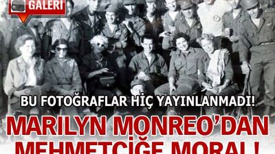Efsane Sarışın Monroe'dan Mehmetçiğe moral!