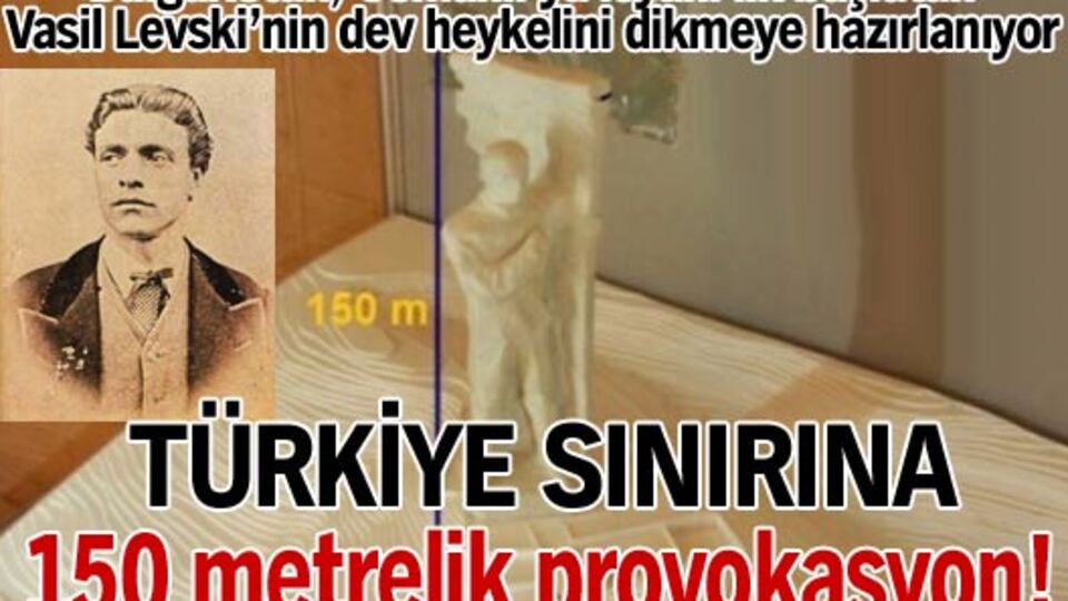 Türk sınırına 150 metrelik isyan heykeli!