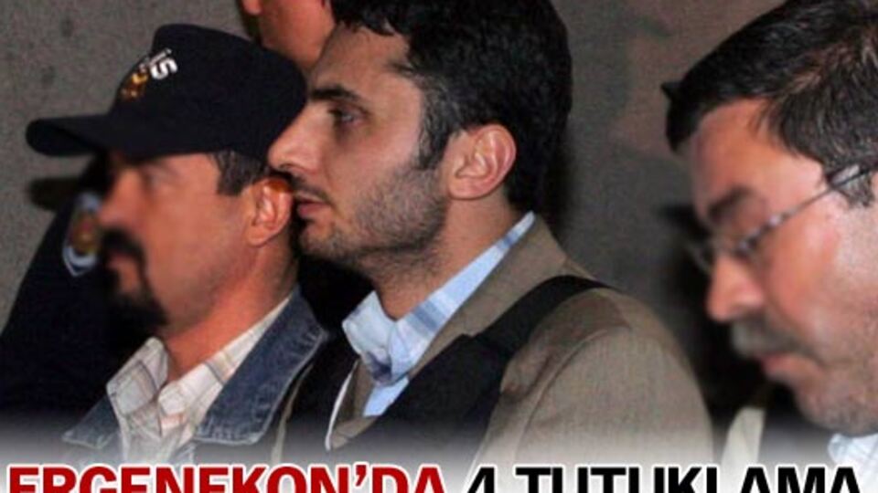 Ergenekon'da 4 tutuklama!