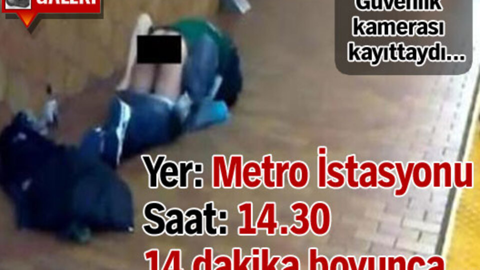 Metroda akıl almaz görüntüler! GALERİ