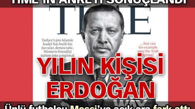 Time'ın anketine göre ''Yılın Kişisi'' Erdoğan