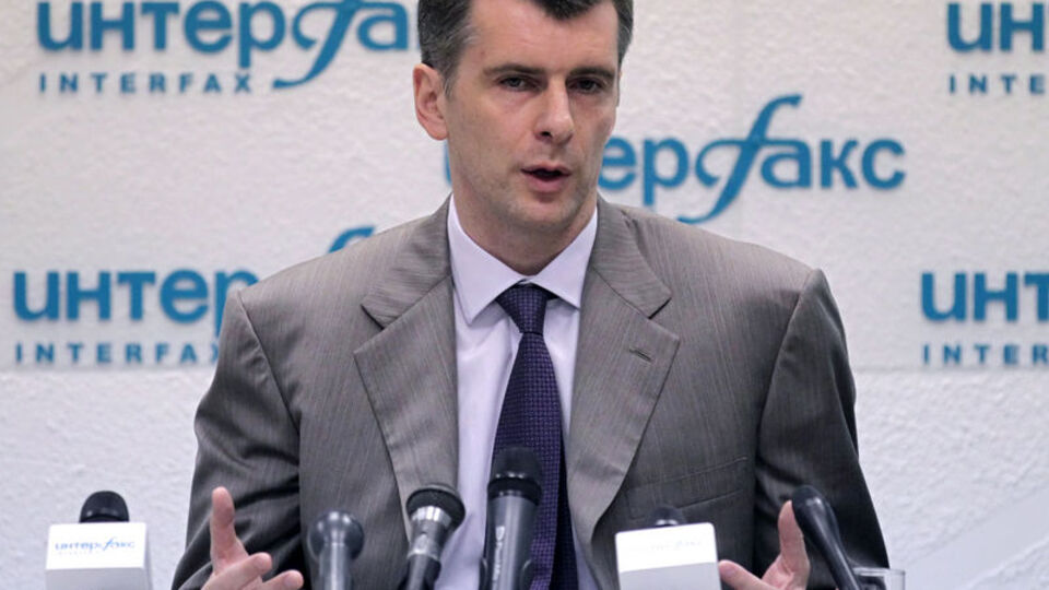 Rus milyarder Prohorov devlet başkanlığına aday
