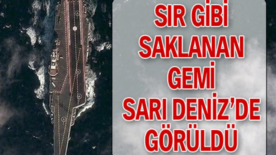 Varyag, Sarı Deniz'de görüldü