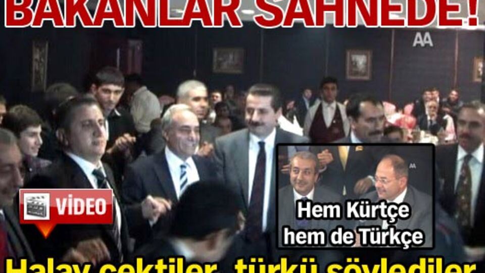 Bakanlar hem Kürtçe hem de Türkçe söyledi! VİDEO