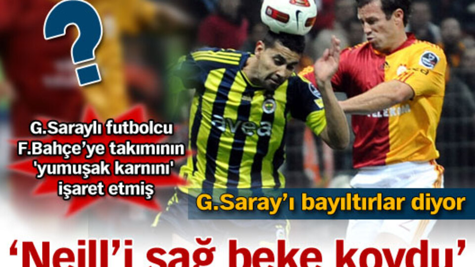 'Neill'i sağ beke koydu'