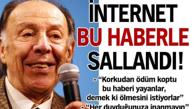 Münir Özkul'un eşi ateş püskürdü