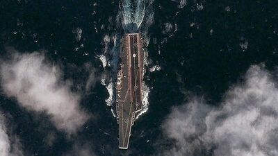 Çin'in uçak gemisi Varyag 3. deneme seferinde