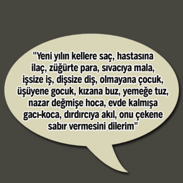 Böyle yeni yıl mesajı görülmedi!