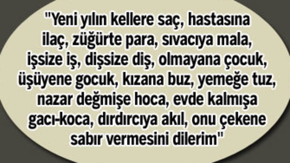 Böyle yeni yıl mesajı görülmedi!