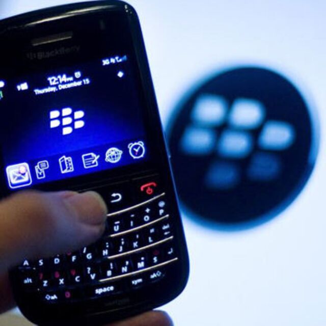 Blackberry'de darbe!